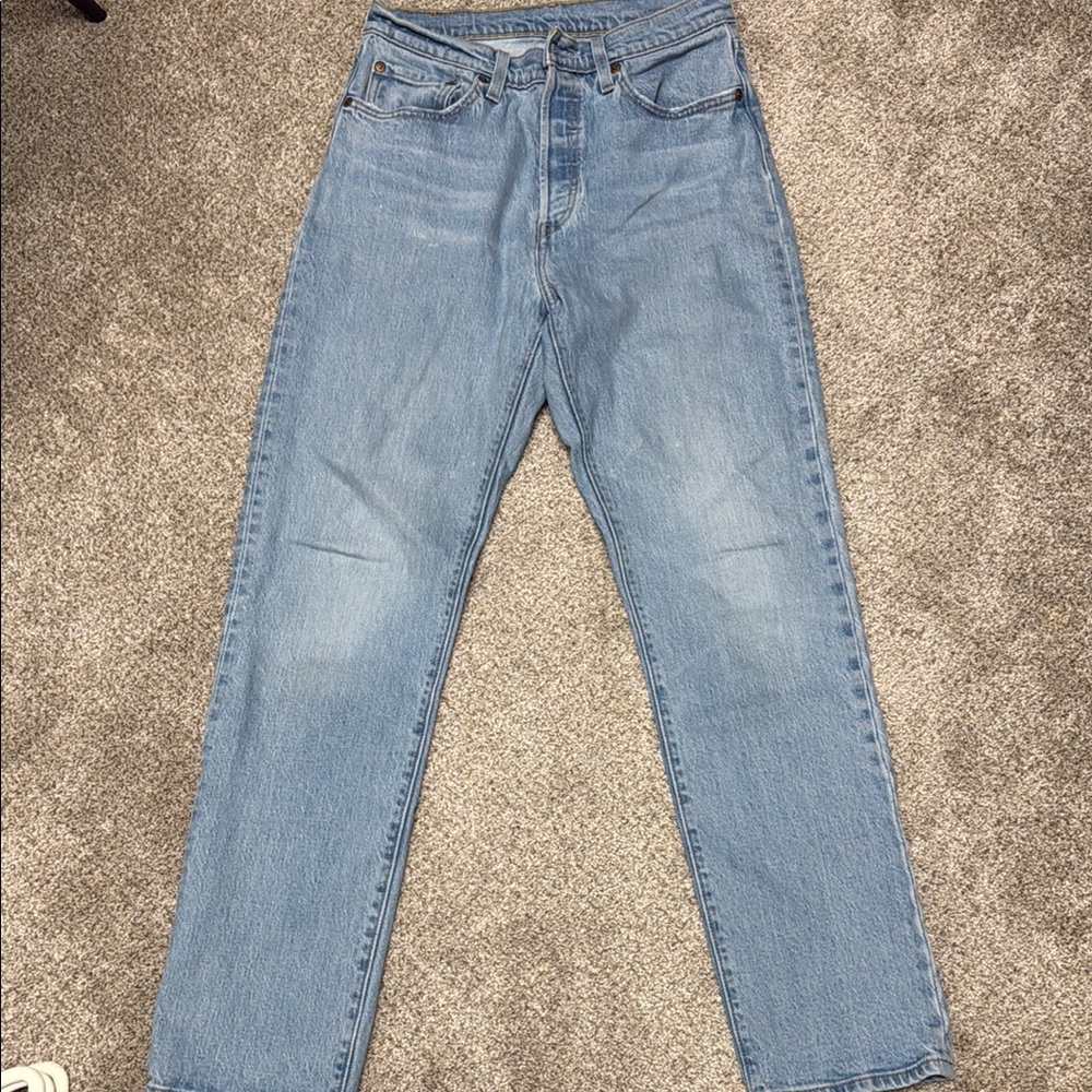 Levi's Light Blue Straight Jeans